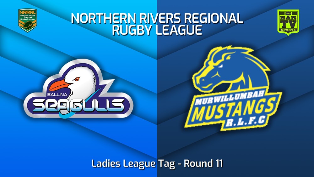230701-Northern Rivers Round 11 - Ladies League Tag - Ballina Seagulls v Murwillumbah Mustangs Slate Image