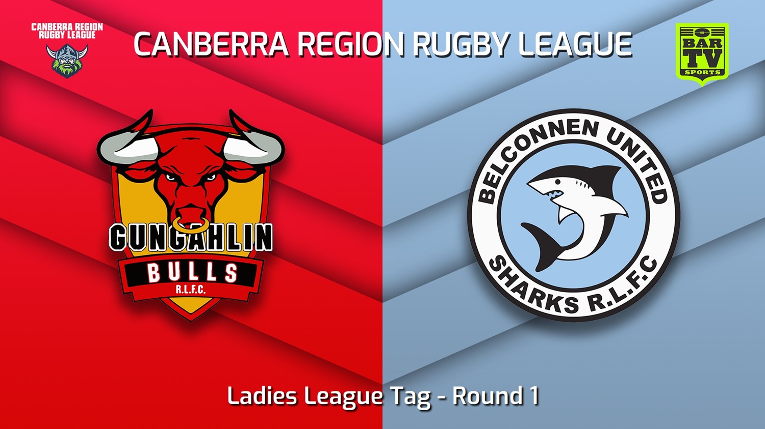 230415-Canberra Round 1 - Ladies League Tag - Gungahlin Bulls v Belconnen United Sharks Slate Image