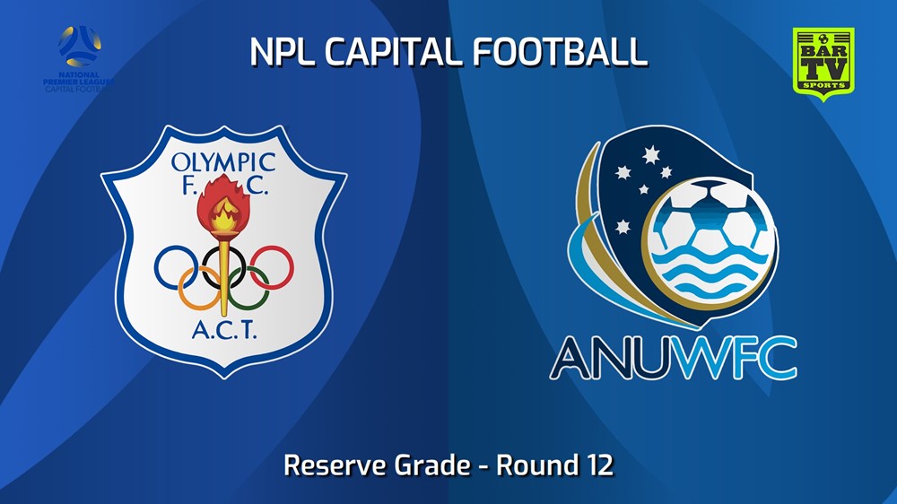 240623-video-NPL Women - Reserve Grade - Capital Football Round 12 - Canberra Olympic FC W v ANU WFC Slate Image