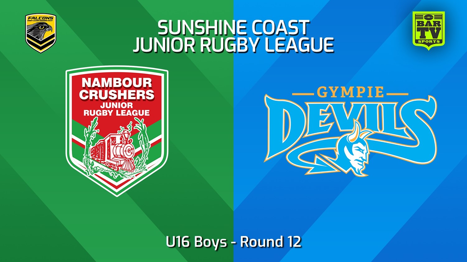 240621-video-Sunshine Coast Junior Rugby League Round 12 - U16 Boys - Nambour Crushers JRL v Gympie Devils JRL Slate Image