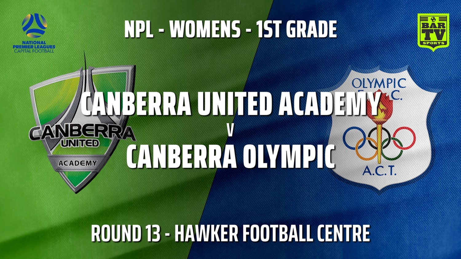210711-Capital Womens Round 13 - Canberra United Academy v Canberra Olympic FC (women) Minigame Slate Image