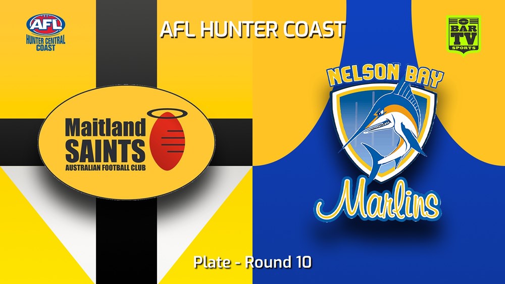 240615-video-AFL Hunter Central Coast Round 10 - Plate - Maitland Saints v Nelson Bay Marlins Slate Image