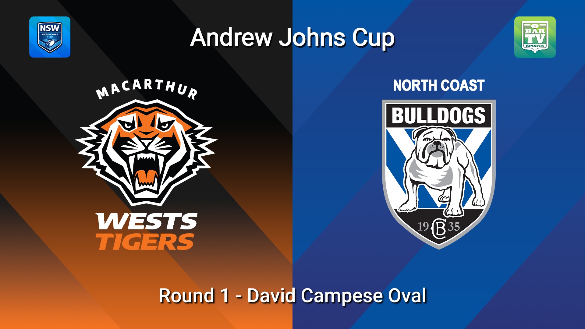 260131-video-Andrew Johns Cup Round 1 - Macarthur Wests Tigers v North Coast Bulldogs Slate Image