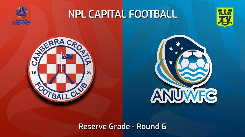 230514-NPL Women - Reserve Grade - Capital Football Round 6 - Canberra FC (women) v ANU WFC (women) Slate Image