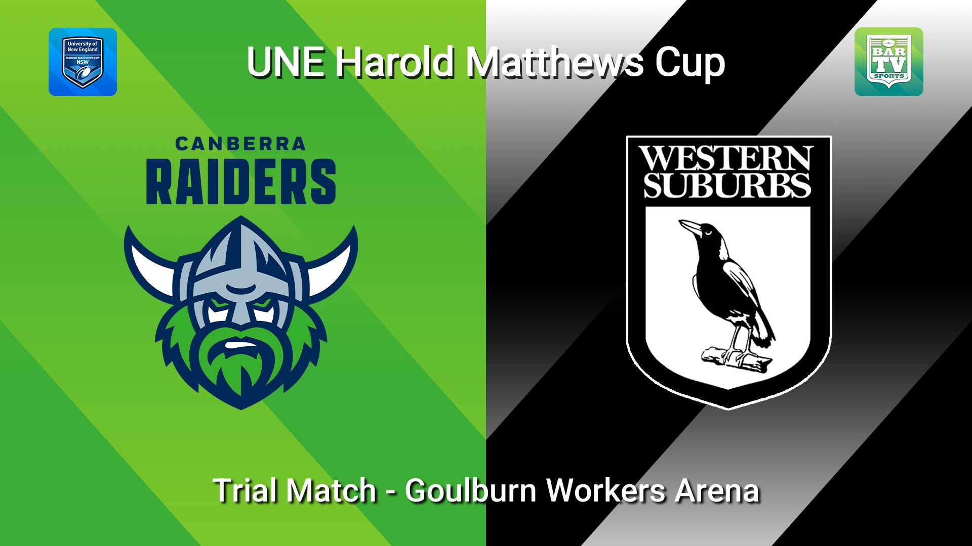 260124-video-UNE Harold Matthews Cup Trial Match - Canberra Raiders v Western Suburbs Magpies Slate Image