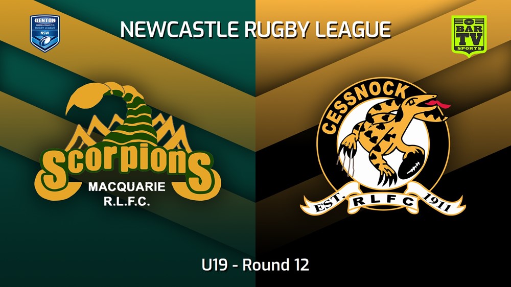 220618-Newcastle Round 12 - U19 - Macquarie Scorpions v Cessnock Goannas Slate Image