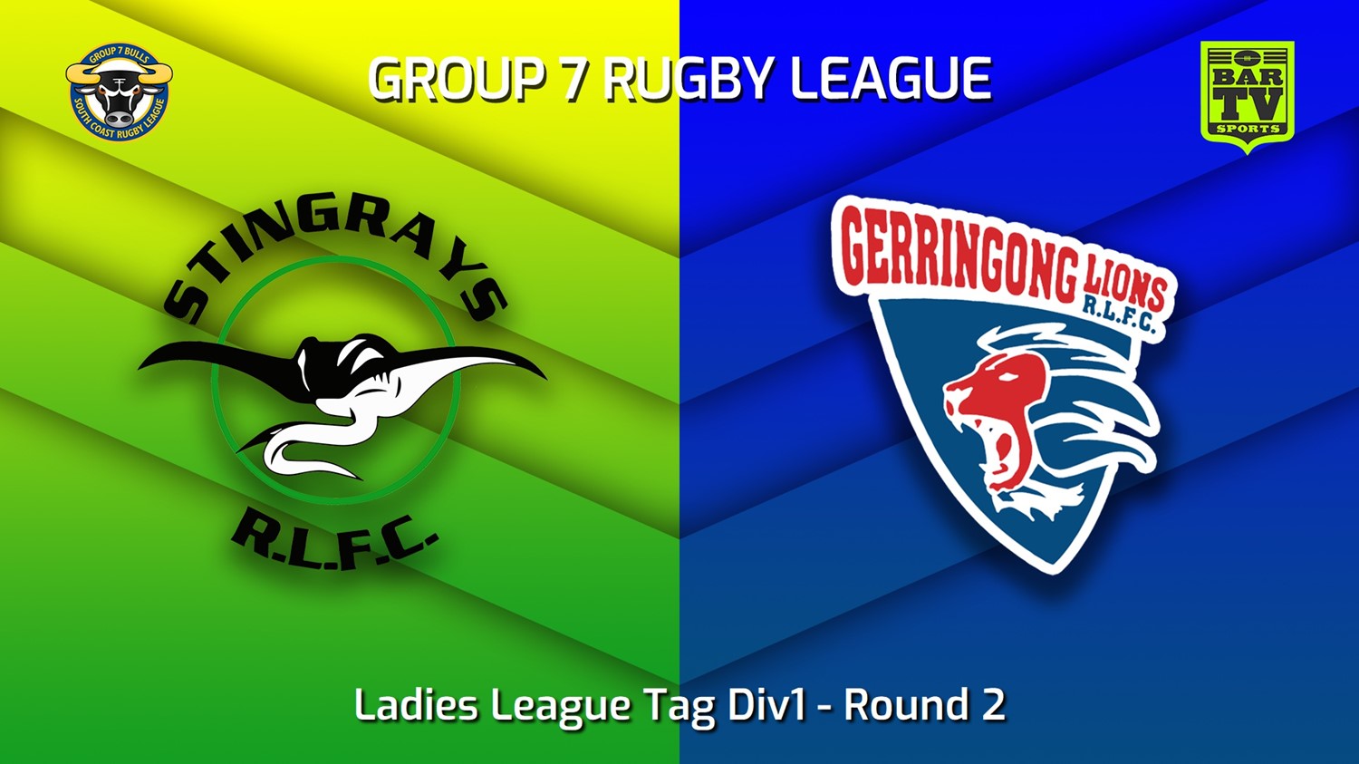 230401-South Coast Round 2 - Ladies League Tag Div1 - Stingrays of Shellharbour v Gerringong Lions Slate Image