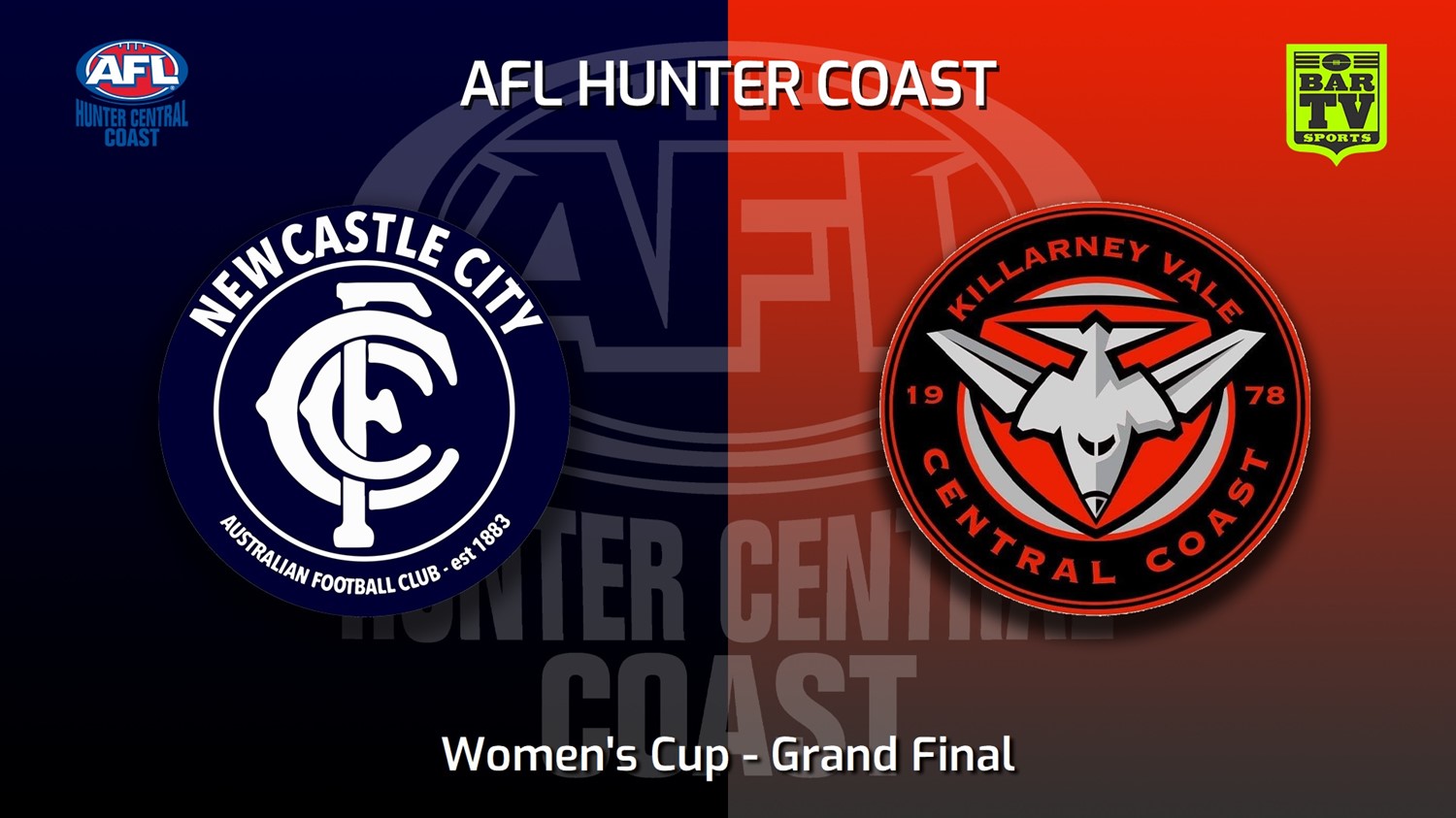 220917-AFL Hunter Central Coast Grand Final - Women's Cup - Newcastle City  v Killarney Vale Bombers Minigame Slate Image