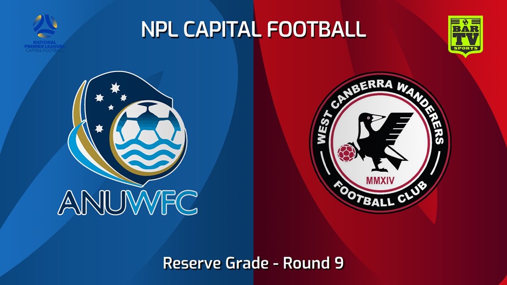 240602-video-NPL Women - Reserve Grade - Capital Football Round 9 - ANU WFC v West Canberra Wanderers FC W Slate Image