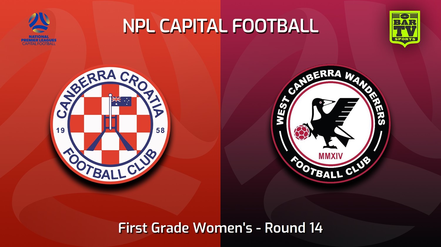 230716-Capital Womens Round 14 - Canberra Croatia FC (women) v West Canberra Wanderers FC (women) Minigame Slate Image
