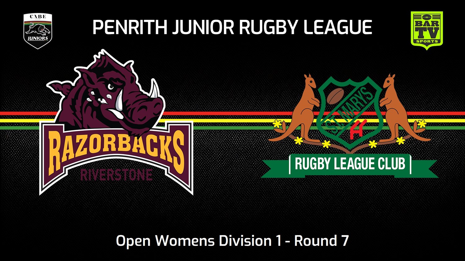 240526-video-Penrith & District Junior Rugby League Round 7 - Open Womens Division 1 - Riverstone Razorbacks v St Marys Slate Image