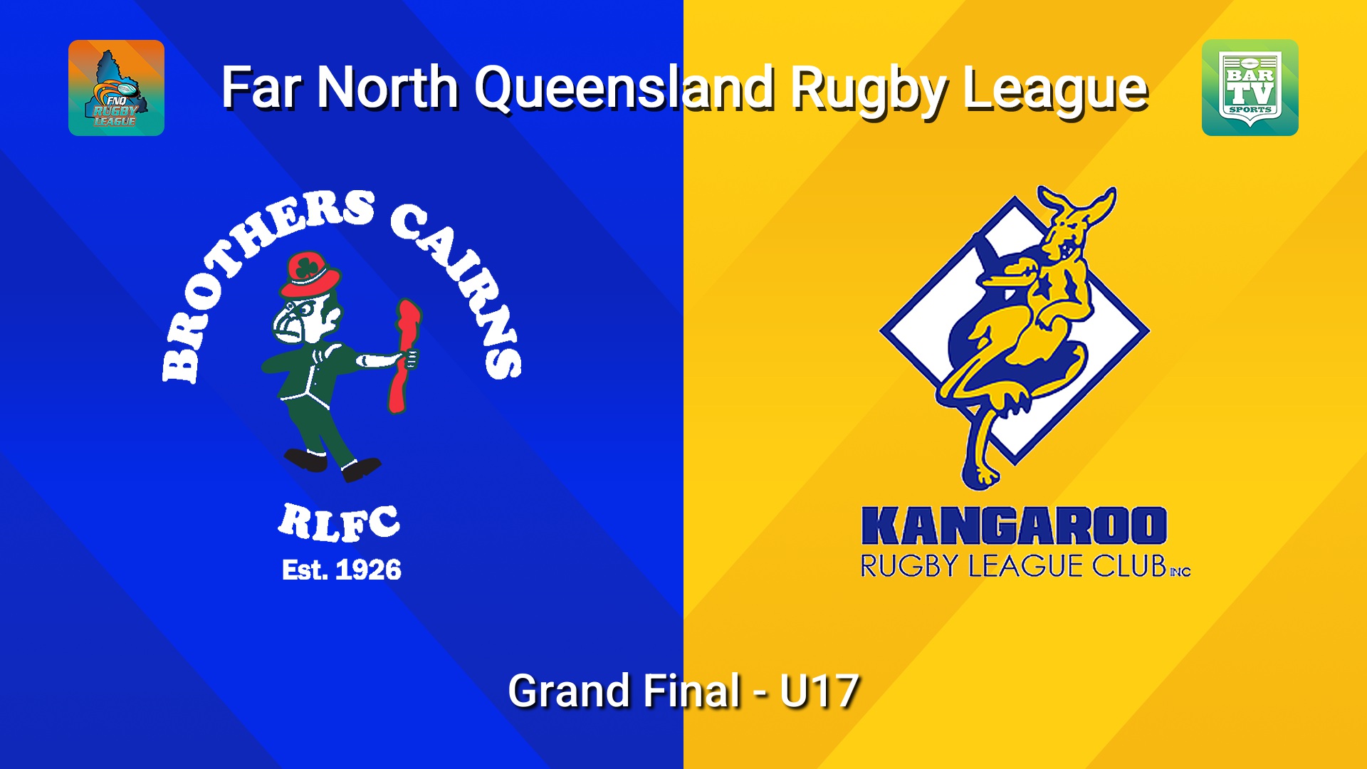 260905-video-FNQ Rugby League Grand Final - U17 - Cairns Brothers  v Cairns Kangaroos Slate Image