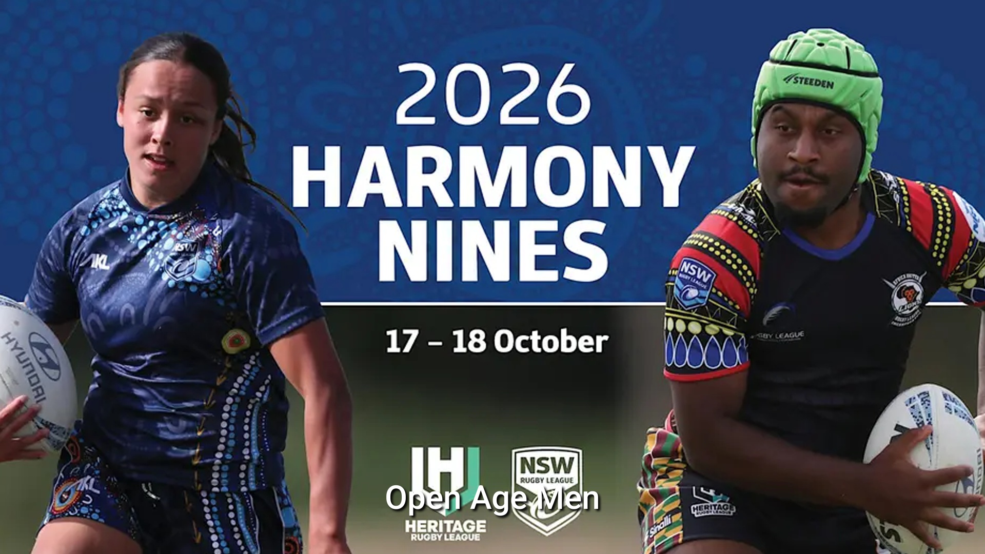 261018-video-Harmony 9's Rugby League Round 3 - Open Age Men - Pasifika v NSW Indigenous Rugby League Slate Image