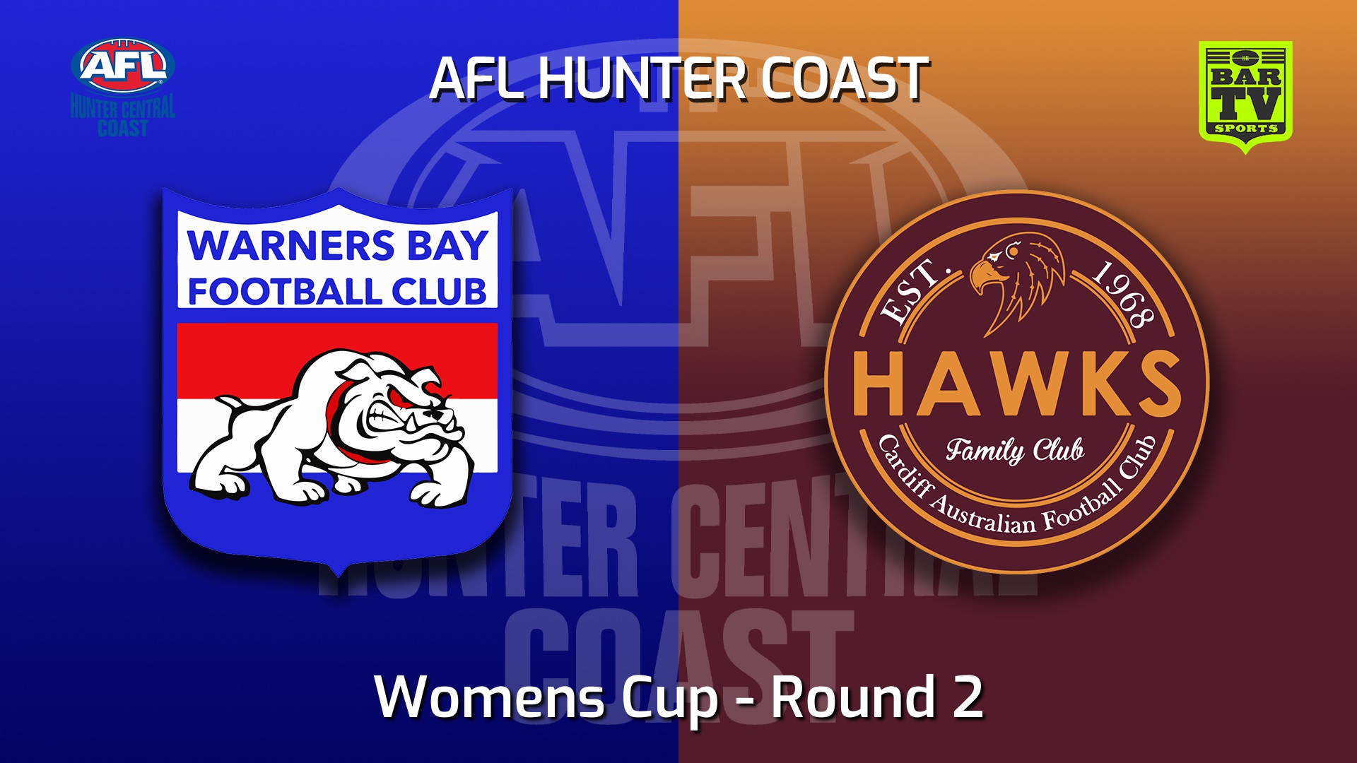 220425-AFL Hunter Central Coast Round 2 - Womens Cup - Warners Bay Bulldogs v Cardiff Hawks Slate Image