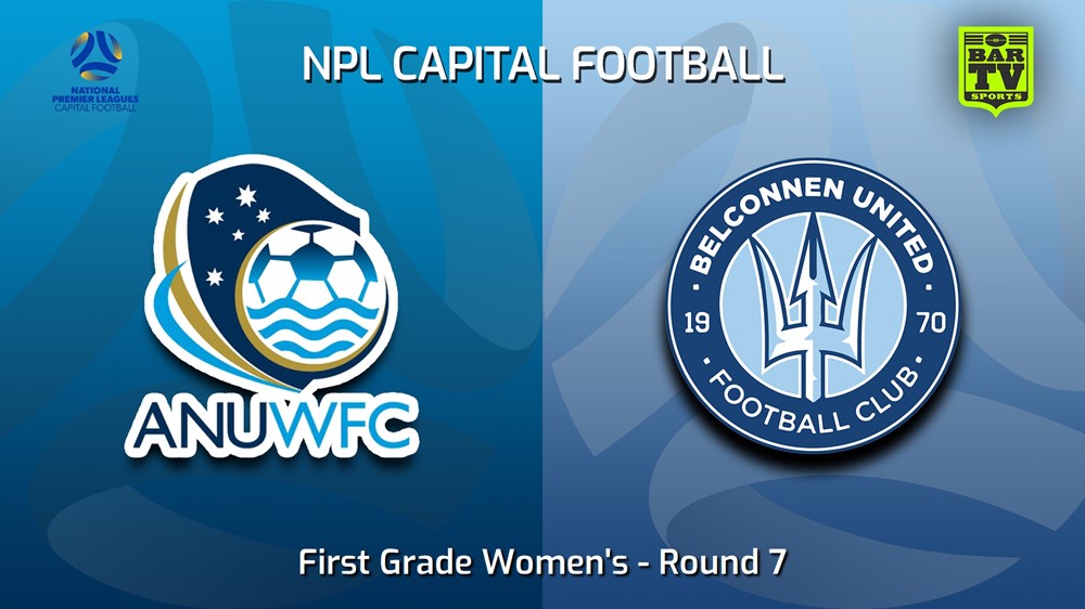 230521-Capital Womens Round 7 - ANU WFC (women) v Belconnen United (women) Slate Image