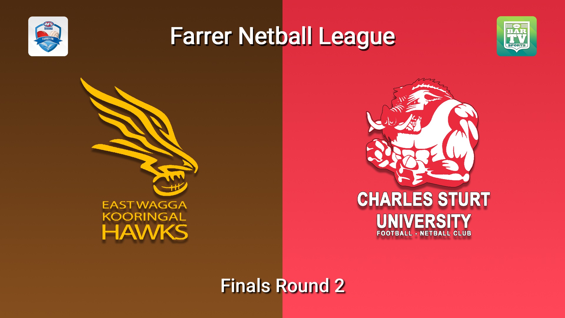260823-video-Farrer FNL Finals Round 2 - B Grade - East Wagga Hawks v CSU Bushsows Slate Image