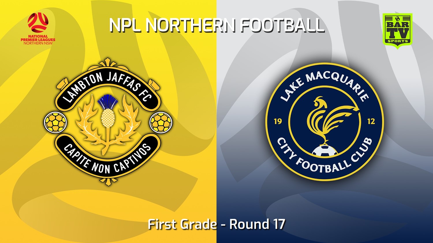 220720-NNSW NPLM Round 17 - Lambton Jaffas FC v Lake Macquarie City FC Minigame Slate Image