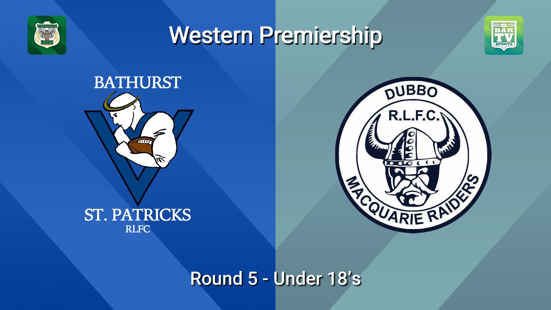260517-video-Western Premiership Round 5 - Under 18’s - Bathurst St. Pats v Dubbo Macquarie Raiders Slate Image
