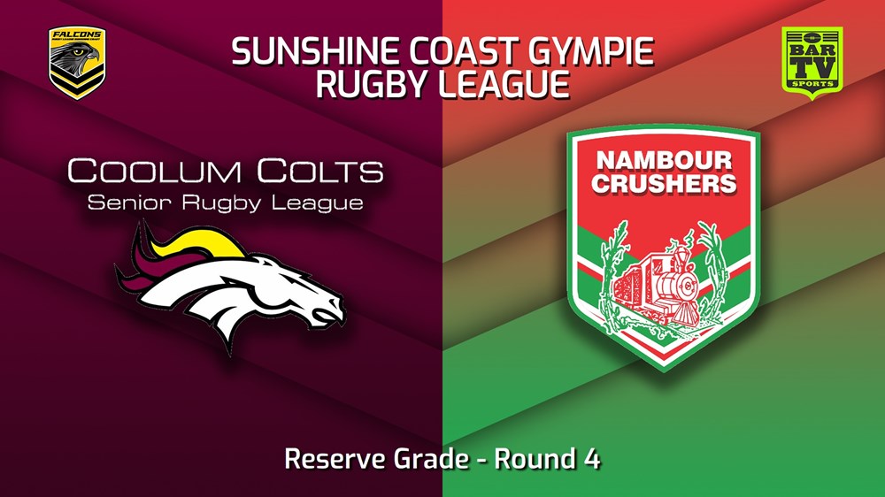 230422-Sunshine Coast RL Round 4 - Reserve Grade - Coolum Colts v Nambour Crushers Slate Image