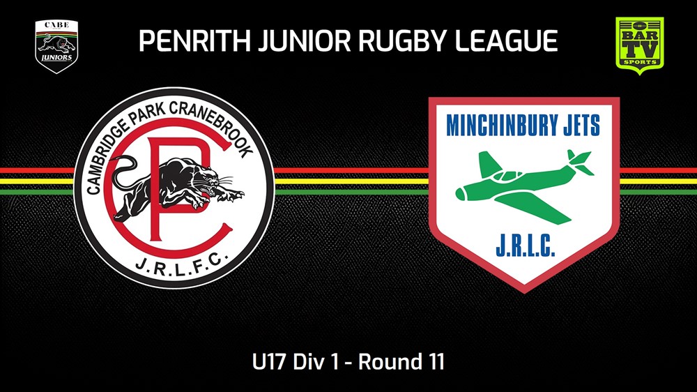 240630-video-Penrith & District Junior Rugby League Round 11 - U17 Div 1 - Cambridge Park v Minchinbury Slate Image