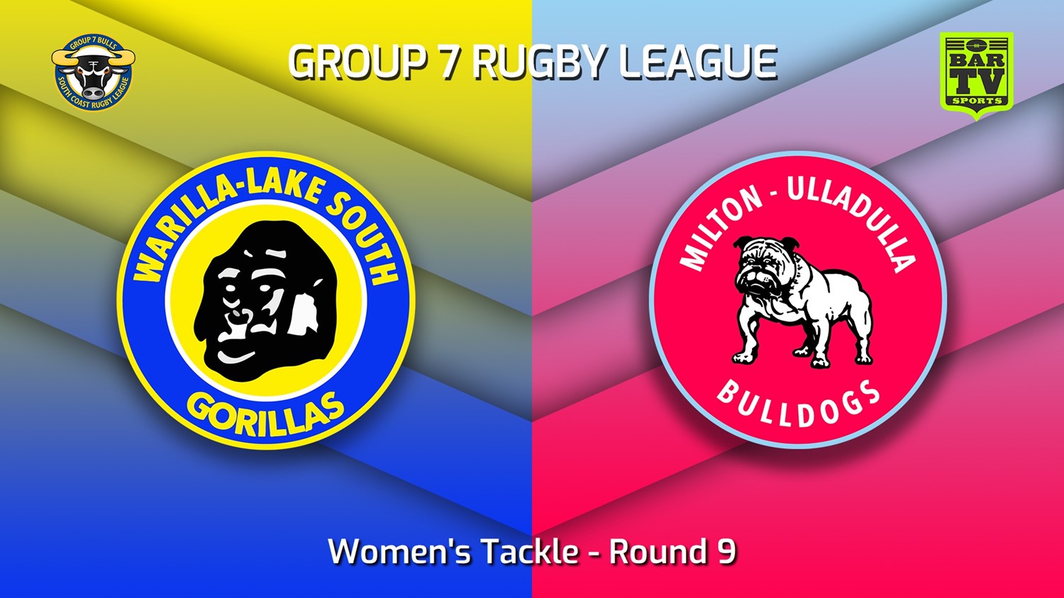 230528-South Coast Round 9 - Women's Tackle - Warilla-Lake South Gorillas v Milton-Ulladulla Bulldogs Slate Image