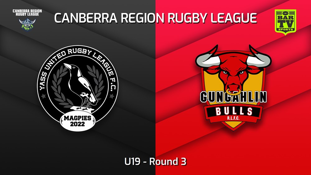 230429-Canberra Round 3 - U19 - Yass Magpies v Gungahlin Bulls Slate Image