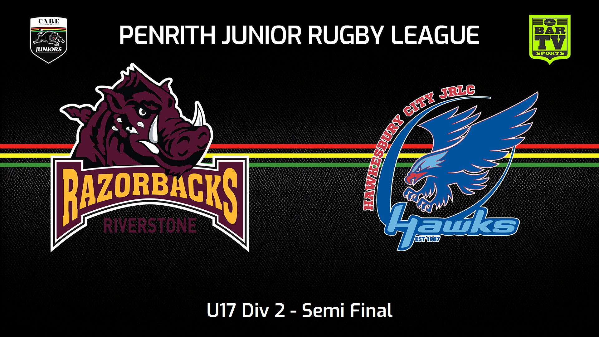 Penrith & District Junior Rugby League Semi Final U17 Div 2 Riverstone v Hawkesbury City