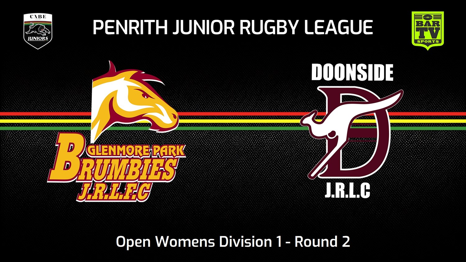 240414-Penrith & District Junior Rugby League Round 2 - Open Womens Division 1 - Glenmore Park Brumbies v Doonside Slate Image