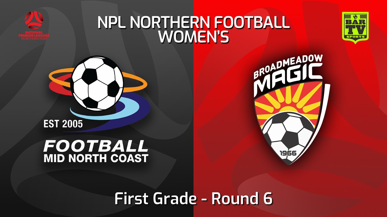 220501-NNSW NPLW Round 6 - Mid Coast FC W v Broadmeadow Magic FC W Minigame Slate Image