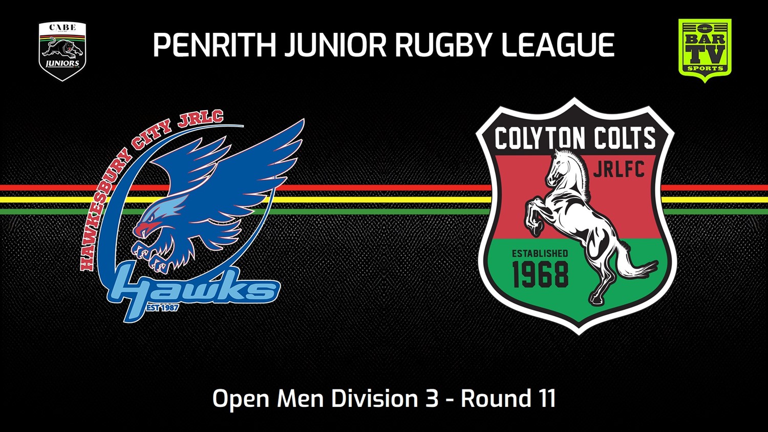 240630-video-Penrith & District Junior Rugby League Round 11 - Open Men Division 3 - Hawkesbury City v Colyton Colts Slate Image