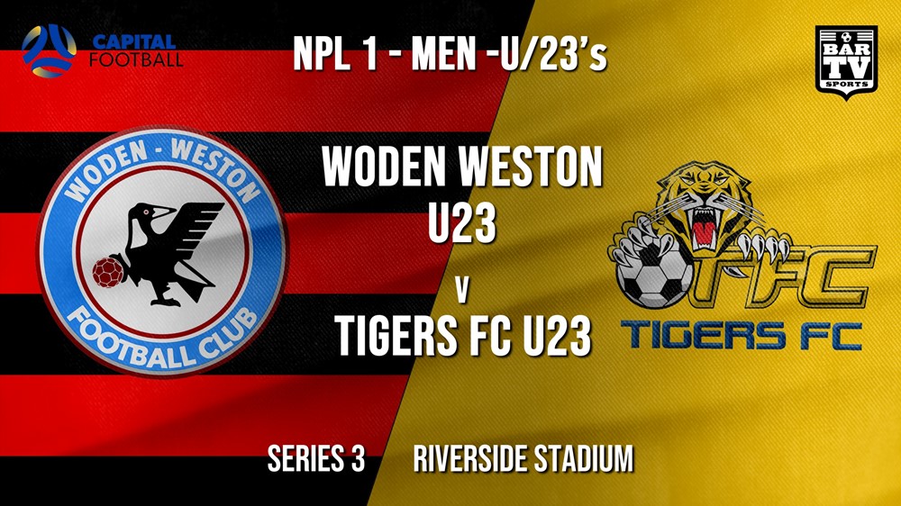 NPL1 Men - U23 - Capital Football  Series 3 - Woden Weston U23 v Tigers FC U23 (1) Slate Image