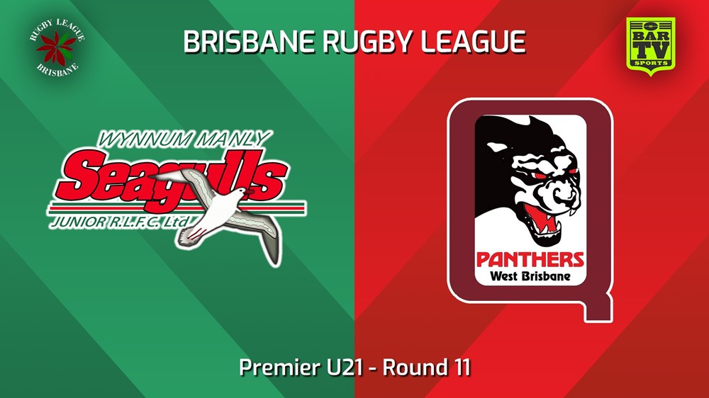 240622-video-BRL Round 11 - Premier U21 - Wynnum Manly Seagulls Juniors v West Brisbane Panthers Slate Image