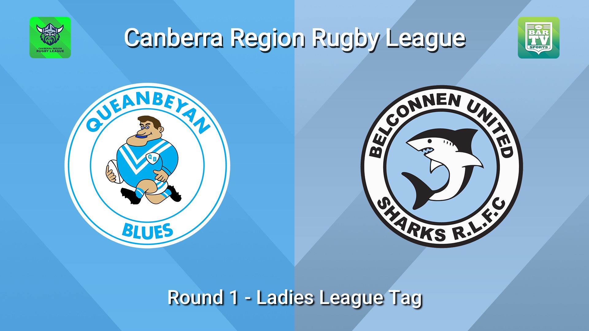 260411-video-Canberra Round 1 - Ladies League Tag - Queanbeyan Blues v Belconnen United Sharks Slate Image