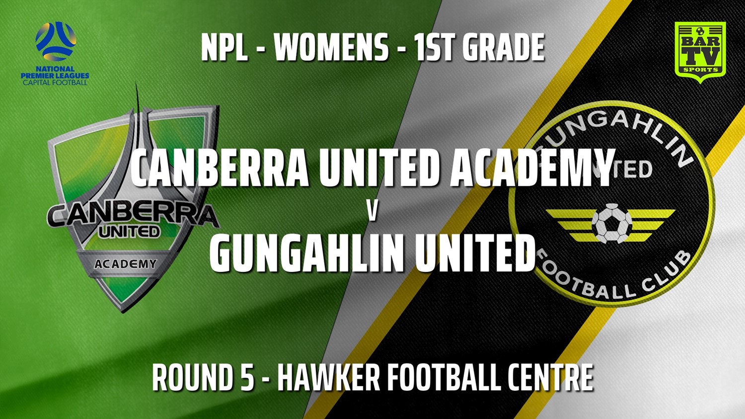 210510-NPLW - Capital Round 5 - Canberra United Academy v Gungahlin United FC (women) Minigame Slate Image