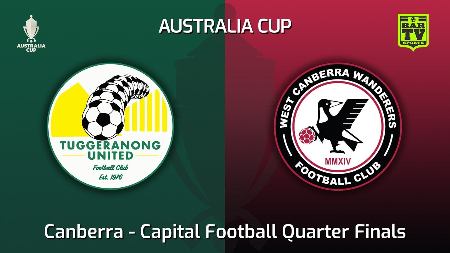 220427-FFA Cup Qualifying Canberra Capital Football Quarter Finals - Tuggeranong United v West Canberra Wanderers Minigame Slate Image