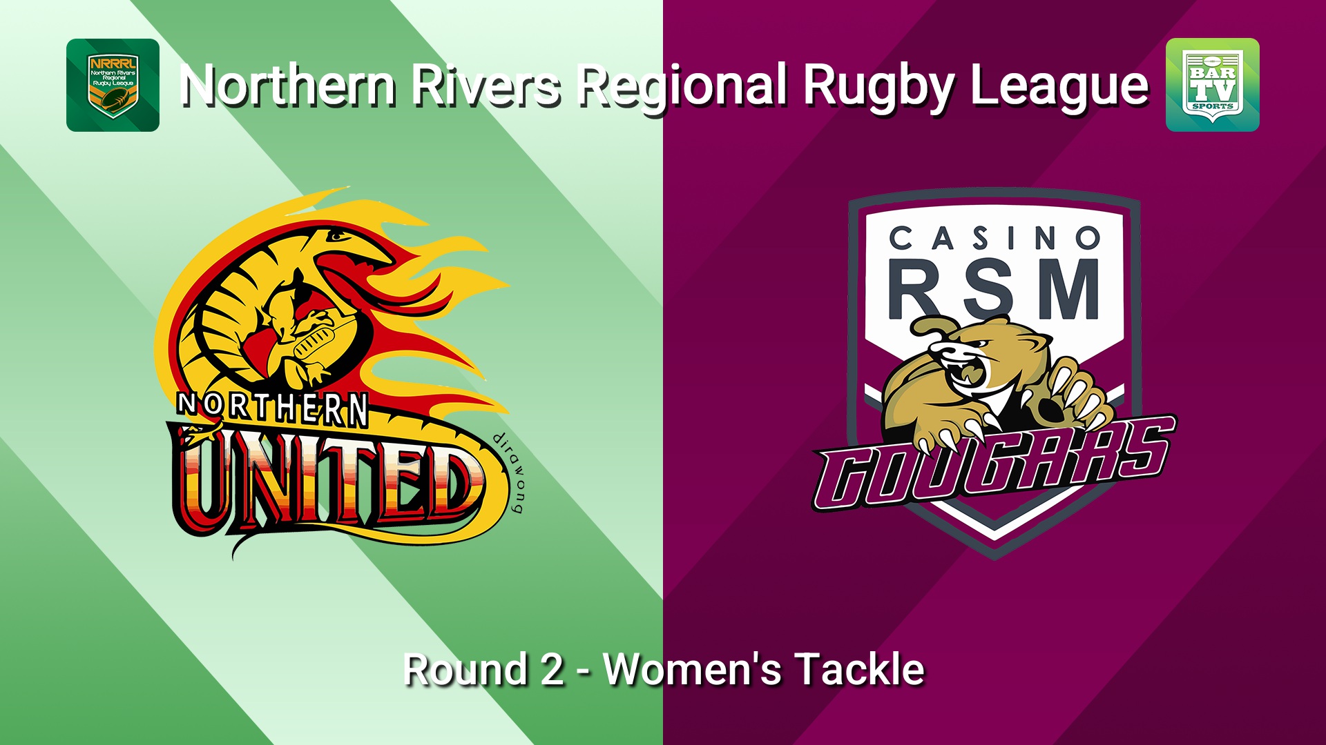 260418-video-Northern Rivers Round 2 - Women's Tackle - Northern v Casino RSM Cougars Slate Image