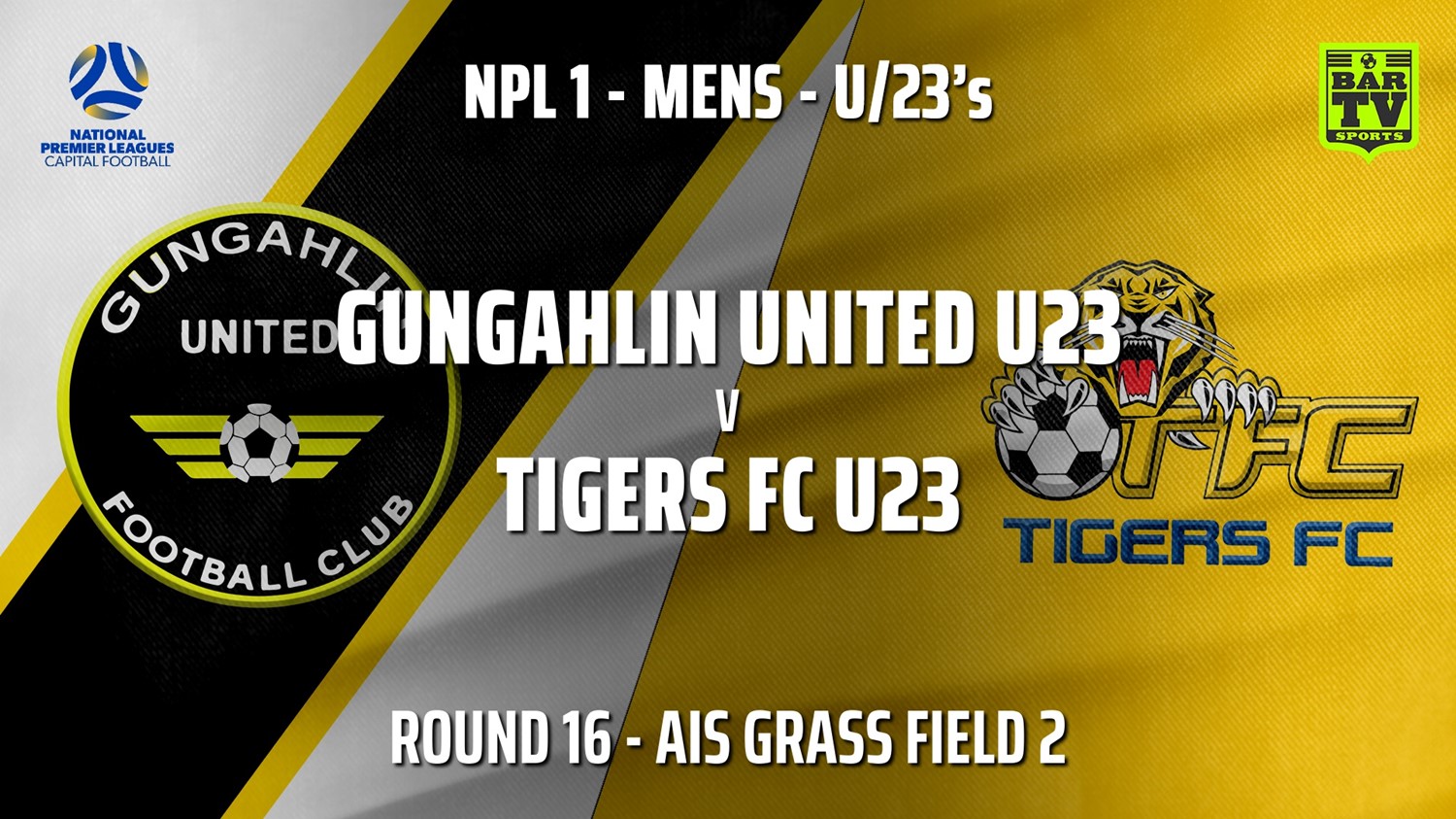 210801-Capital NPL U23 Round 16 - Gungahlin United U23 v Tigers FC U23 Minigame Slate Image