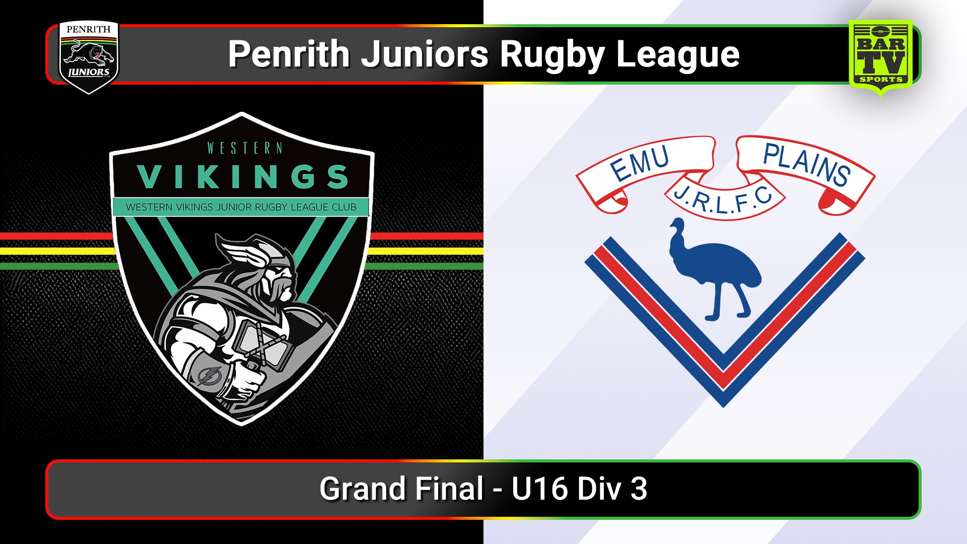 250913-video-Penrith & District Junior Rugby League Grand Final - U16 Div 3 - Western Vikings v Emu Plains Minigame Slate Image