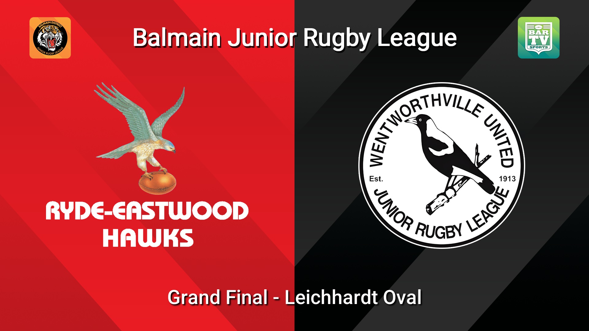 260829-video-Balmain Junior RL Grand Final - Metro Open Mens Gold -  Hawks v Wentworthville United Slate Image