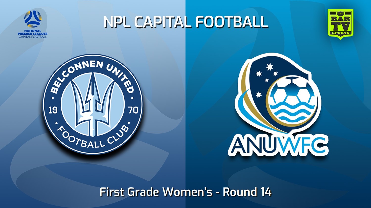 230809-Capital Womens Round 14 - Belconnen United (women) v ANU WFC (women) Minigame Slate Image