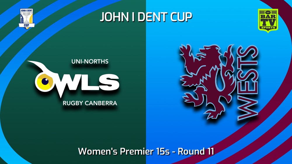 240629-video-John I Dent (ACT) Round 11 - Women's Premier 15s - UNI-North Owls v Wests Lions Slate Image