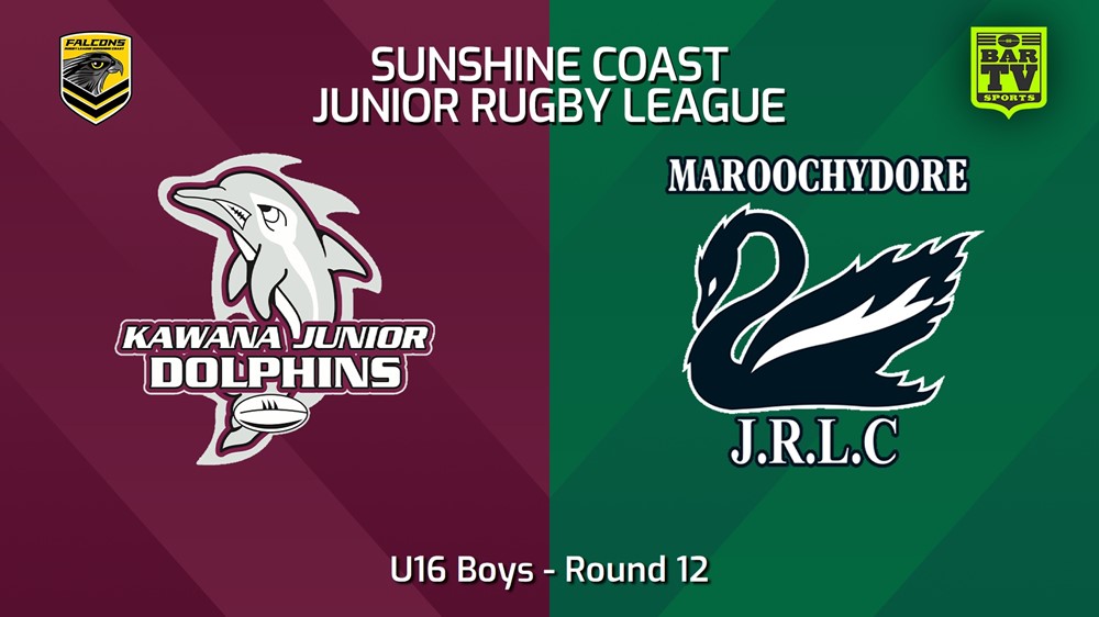 240621-video-Sunshine Coast Junior Rugby League Round 12 - U16 Boys - Kawana Dolphins JRL v Maroochydore Swans JRL Slate Image