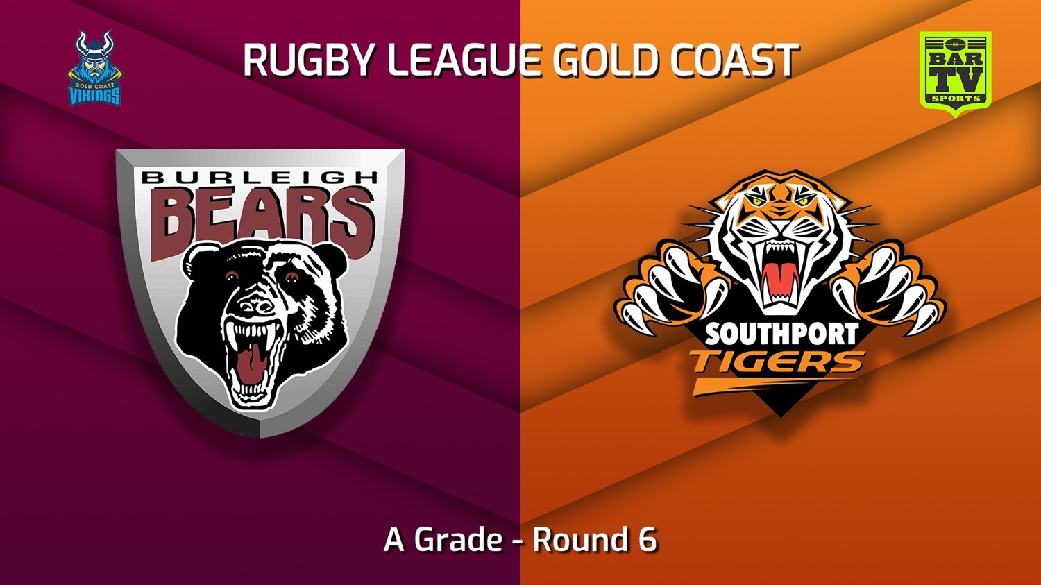 230528-Gold Coast Round 6 - A Grade - Burleigh Bears v Southport Tigers Minigame Slate Image